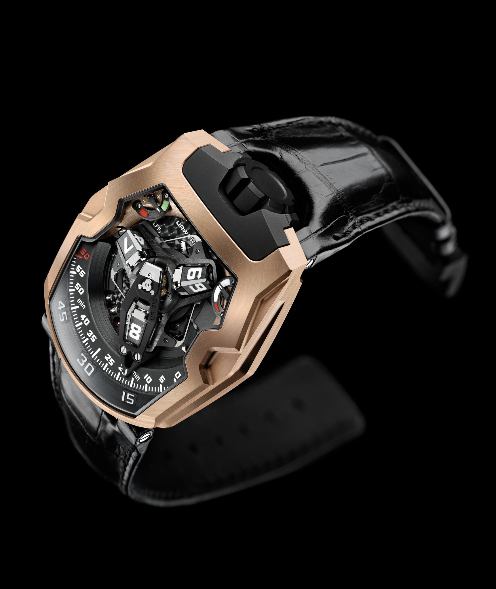 Replica Urwerk UR-210 Titanium Red Gold Watch